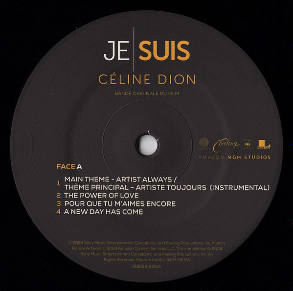Celine Dion – Je Suis: Celine Dion (Bande Originale Du Film) (Soundtrack) (2LP)