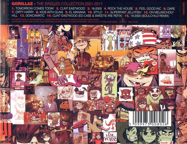 Gorillaz - The Singles Collection 2001-2011 (CD)