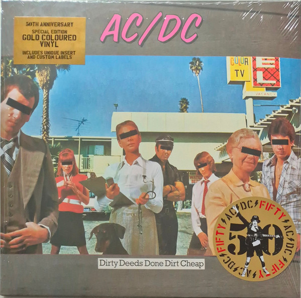 Виниловая пластинка AC/DC – Dirty Deeds Done Dirt Cheap (Special Edit) (50th Anniversary) (Gold) (LP) 