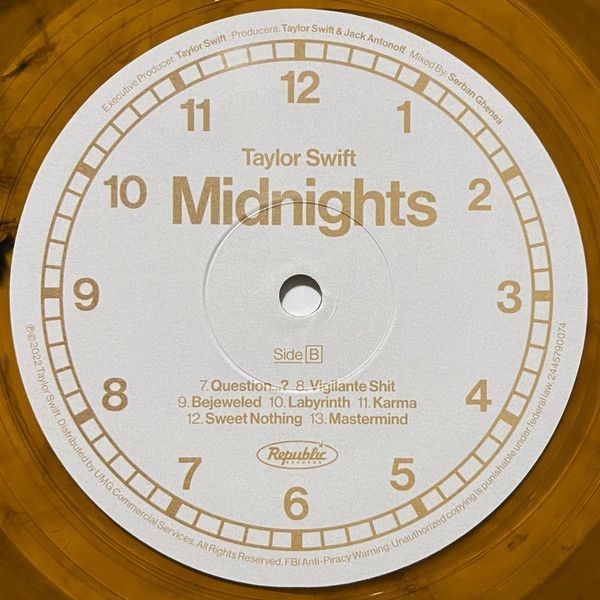 Taylor Swift - Midnights (Special Edition) (Mahogany Marbled) (LP)